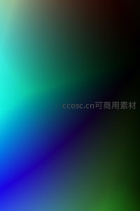 蓝绿渐变光影流动抽象背景