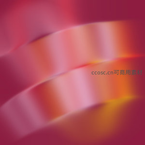 流动的粉橙光影曲线