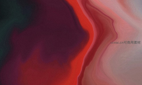 多彩流体艺术抽象融合画面