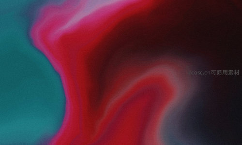 红绿撞色梦幻抽象图