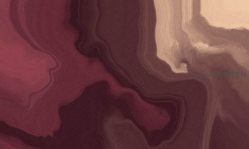 酒红米白大理石纹路特写