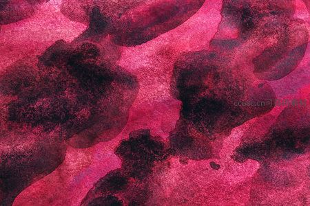 暗红泼墨风格纹理图