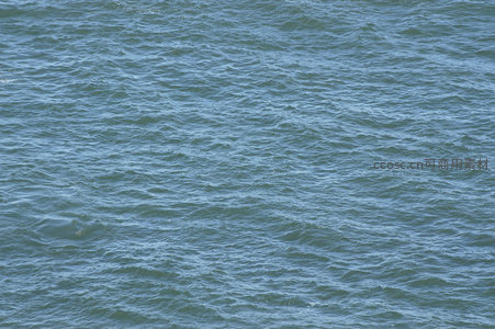 碧波荡漾的海面纹理特写