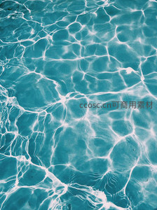碧波荡漾的水面光影纹理