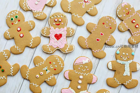 多款创意姜饼人饼干，甜蜜节日点缀