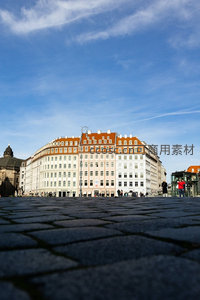 石板广场前欧式古典建筑群