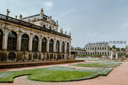 法式宫殿花园典雅宏伟壮观