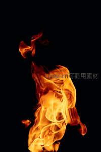 烈焰翻腾似龙腾空，金红交织的火纹在虚空中勾勒出神秘图腾，充满原始力量感。